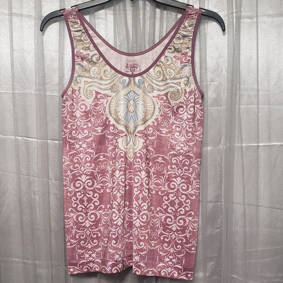 Athleta Tops - Athleta Sz L Paisley Boho Athletic Tank Top